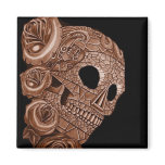 aztec skull RITON TATTOO Magnets