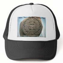 Aztec "Sun calendar," Mexico City Hats