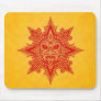 Aztec Sun Mask (red & yellow)