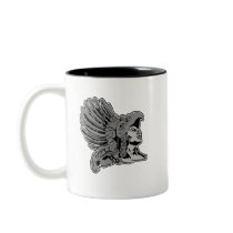 aztec warrior coffee mug
