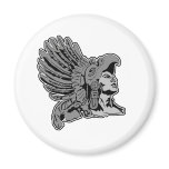 aztec warrior magnet