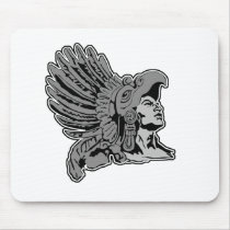 aztec warrior mouse pads