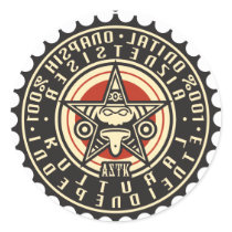AZTK-RK-100%-3'' ROUND STICKER