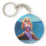 Azure Ocean - Mermaid Art Key Chain