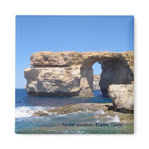 Azure Window in Gozo, Malta Refrigerator Magnet