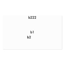 b1, b2, b222 business cards