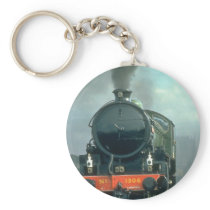 B1 No. 1306 blackens the sky near York Minster Keychains