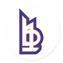 B1 ROUND STICKER