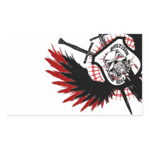 B2S - solid skull Rectangle Sticker