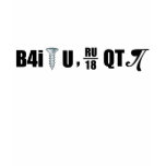 B4i screw U RU over 18 QT pi t-shirts
