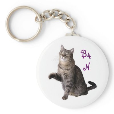 B4N KITTY KEY CHAIN by artworkbydarlene
