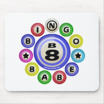 B8 Bingo Babe Mouse Pads