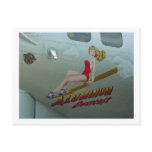 B-17 "Aluminium Overcast" Nose Art postcards