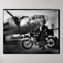 B-17 Flying Fortress Liberty Belle & Norton Atlas posters