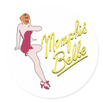 B-17 Flying Fortress Memphis Belle Round Sticker