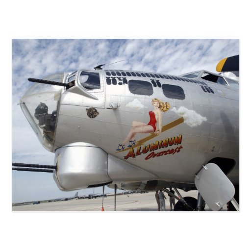 B-17 Nose Art Postcard | Zazzle