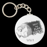 B-24 BOMBER NOSE ART, WW II keychains