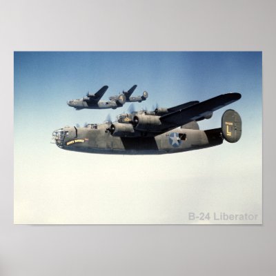 B-24 Liberator poster by militaryextras