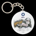 B-25 Mitchell Bomber Nose Art keychains