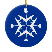 B-52 Aircraft Snowflake