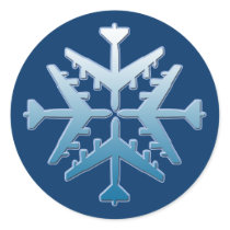 B-52 Aircraft Snowflake