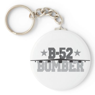 B-52 Bomber Key Chains by cdandc