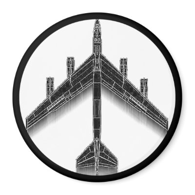 B-52 Peace Magnet by zazzler55811