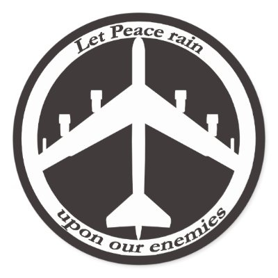 B-52 Peace sign by JBertrand