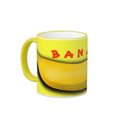 B A N A N A COFFEE MUGS by BrainPain