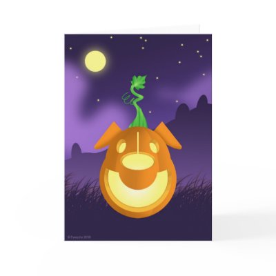B.A.R.K. Halloween Card by Swazzle