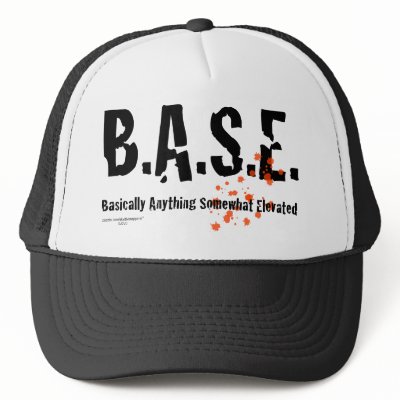 B.A.S.E. Jumping Skydiver Mesh Hat by skydiverapparel