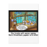 B & B Worm Host Bird Guests Funny Gifts & Tees Post Cards