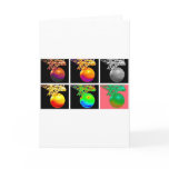 B-Ball Basketball Hoops Pop Art Greeting Card