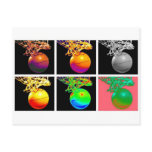 B-Ball Basketball Hoops Pop Art Post Cards