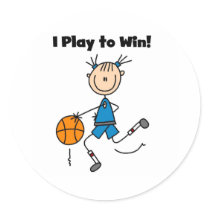 B-Ball Play to Win Stickers