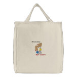 B Boy Break Dancer, Breakdance, Not Hearts embroidered bags