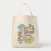 B-boy Cassette Battle Tote Bags