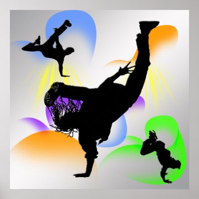 B-Boying Poster by MindDesignGrafx