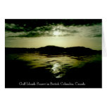 B.C. Islands Sunset cards