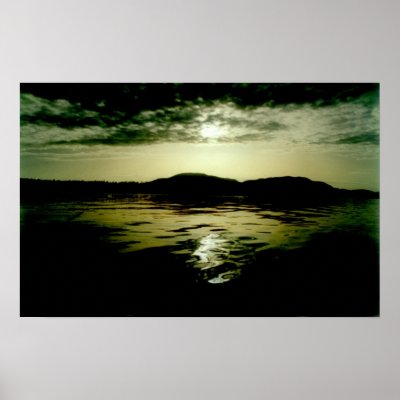 B.C. Islands Sunset Print by truestar