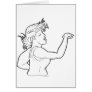 B Dancin' Greeting Card