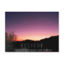 B E L I E V E and the magic will follow Postcards