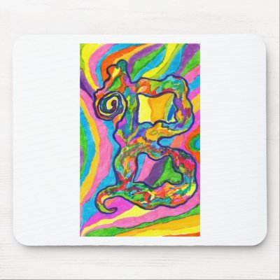 B Electric Mouse Mat by newriverartist
