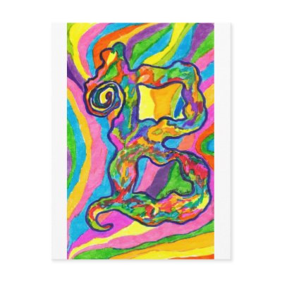 B Electric Postcard by newriverartist
