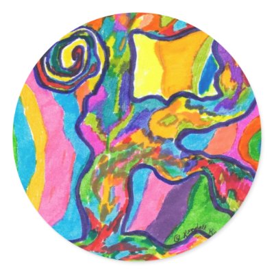 B Electric Sticker by newriverartist