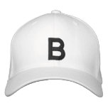 B embroidered hats