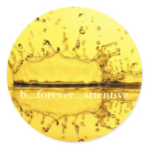 b...forever...attentive round stickers