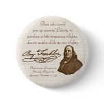 B. Franklin: Liberty & Safety - Button #2