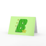 b green monogram