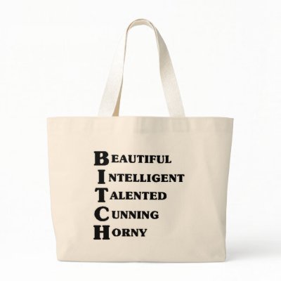 B.I.T.C.H. CANVAS BAG by YourStore